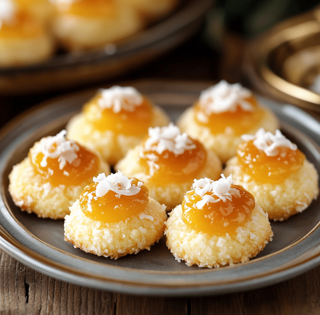 Tropical Delight: Pineapple Coconut Thumbprint Cookies 6 Cooking Process