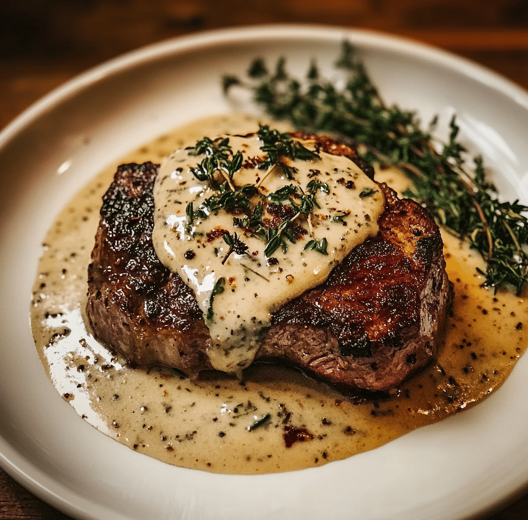 Steak in Creamy Garlic Sauce: A Decadent Dinner Delight 6 Cooking Process