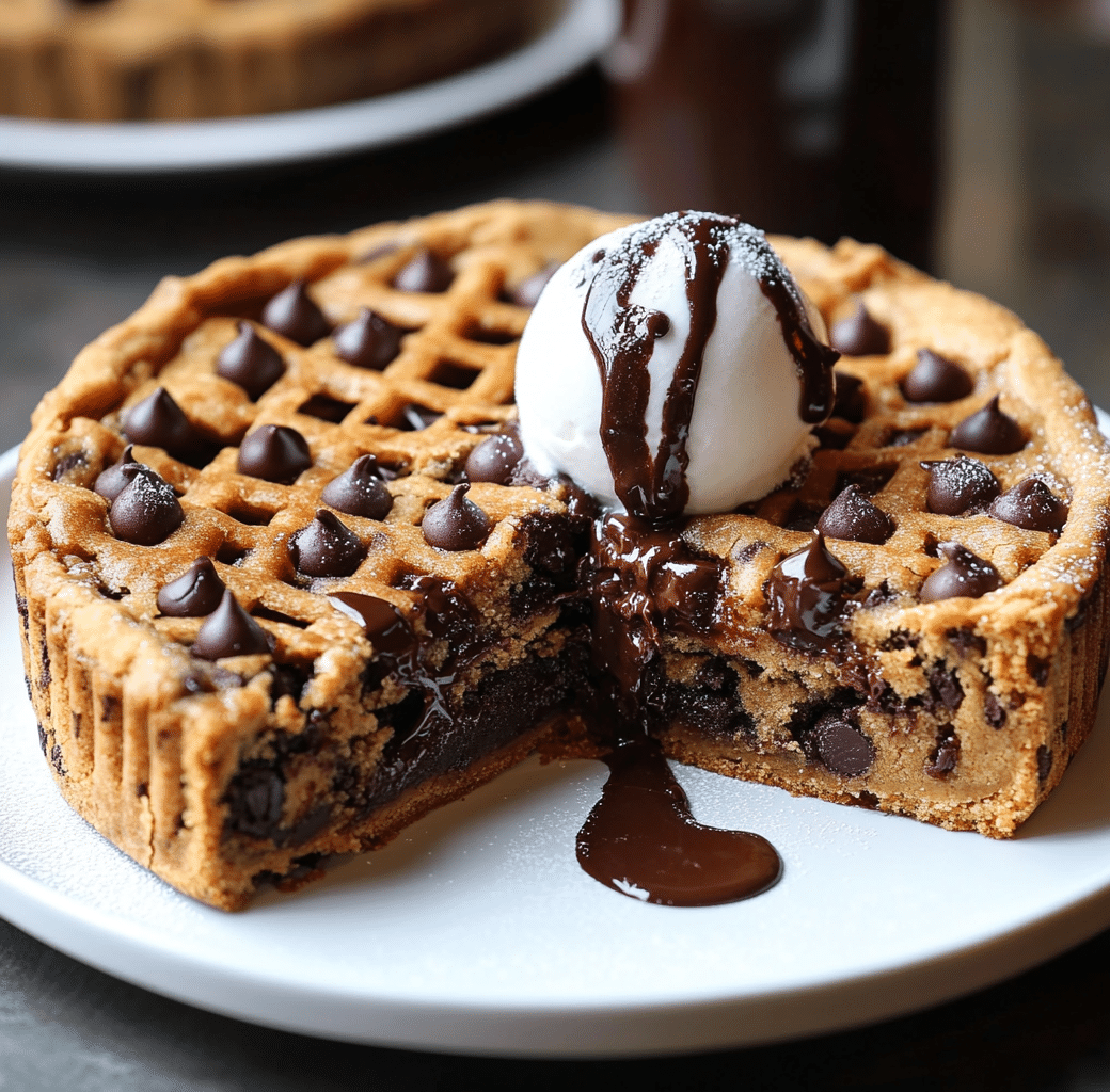 Gooey Chocolate Chip Cookie Pie: An Indulgent Treat 6 Cooking Process