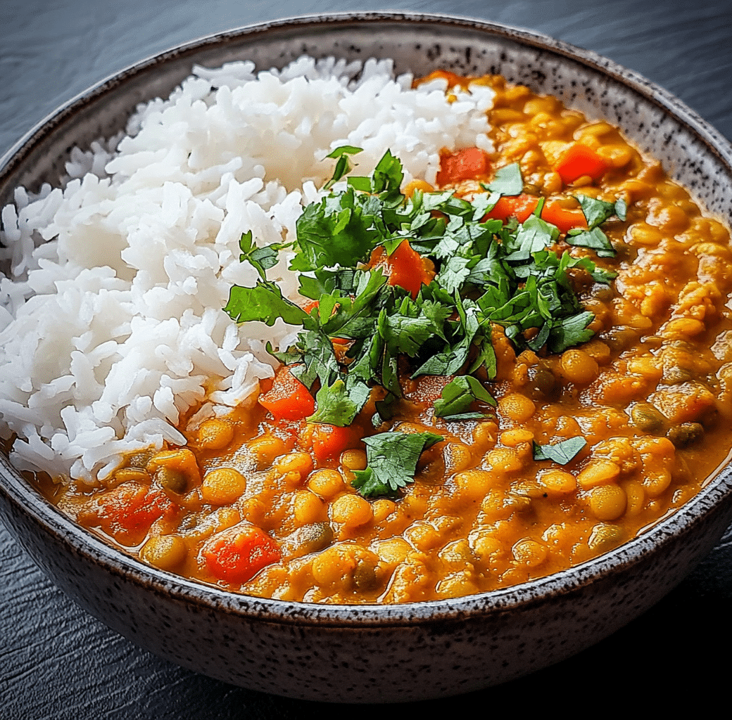 Delicious Lentil Curry: A Nutritious Comfort Dinner 6 Cooking Process