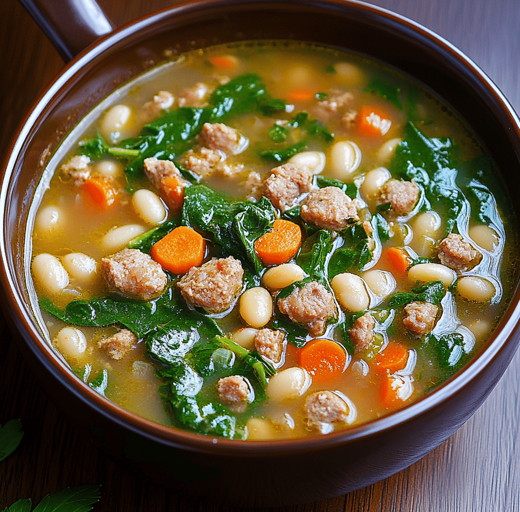 Hearty Sausage White Bean Soup Recipe Delight 6 Cooking Process