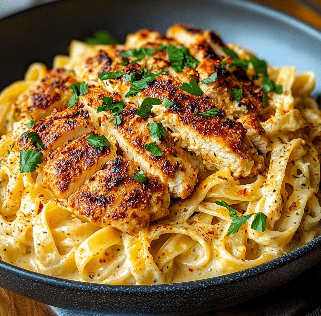 Delicious Creamy Cajun Chicken Pasta Recipe 6 Cooking Process