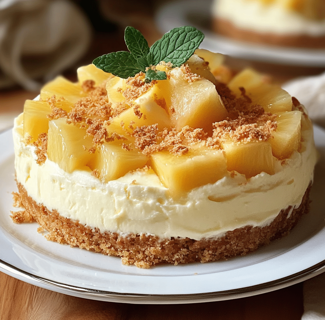Delicious Pineapple Cheesecake Recipe for Tropical Bliss 5 Pineapple Cheesecake Introduction Image