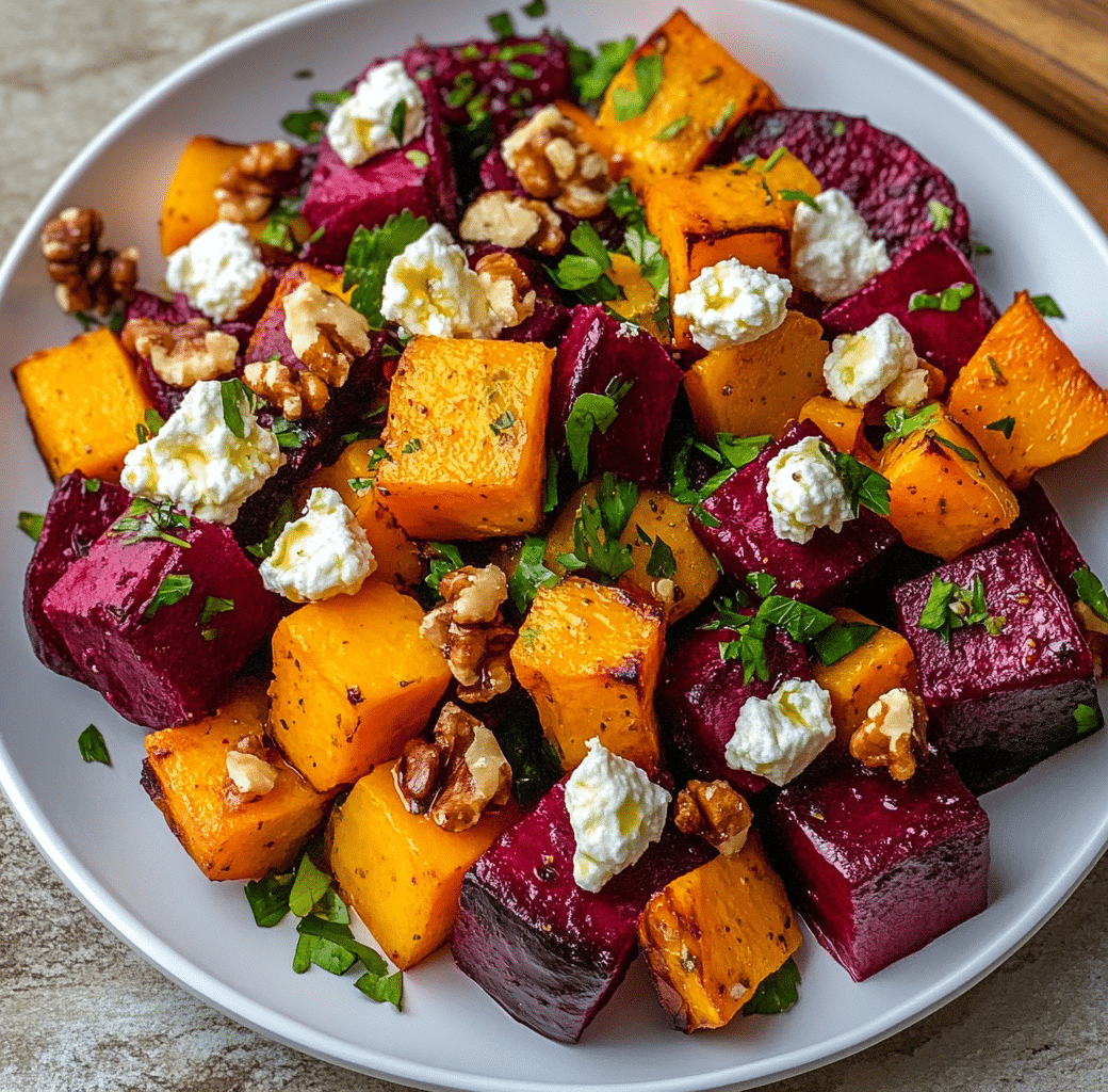 Autumn Harvest Beet & Sweet Potato Salad Recipe 5 Recipe Introduction Image