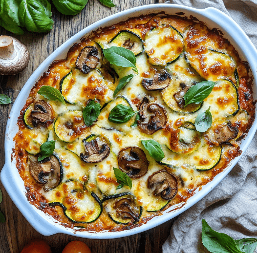 Zucchini Pizza Casserole Preparation