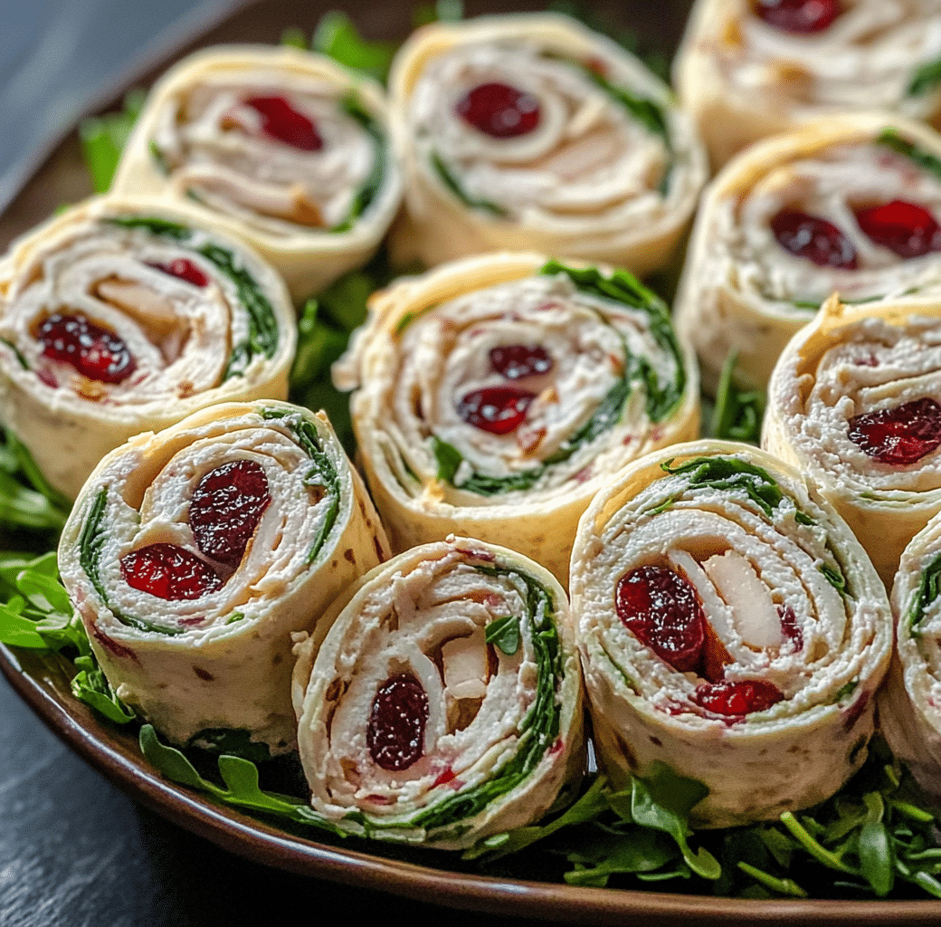 Delicious Turkey Cranberry Pinwheels Recipe 5 Recipe Introduction Image