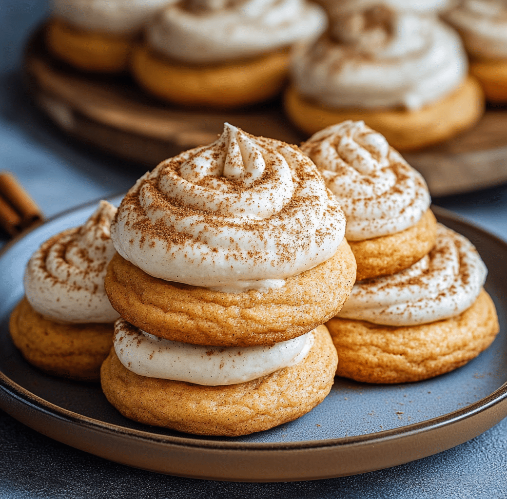 Irresistible Soft Pumpkin Cookies with Cinnamon Frosting 5 Recipe Introduction Image