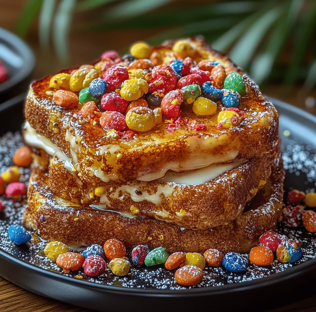 Delicious Fruity Pebbles French Toast Recipe 5 Recipe Introduction Image