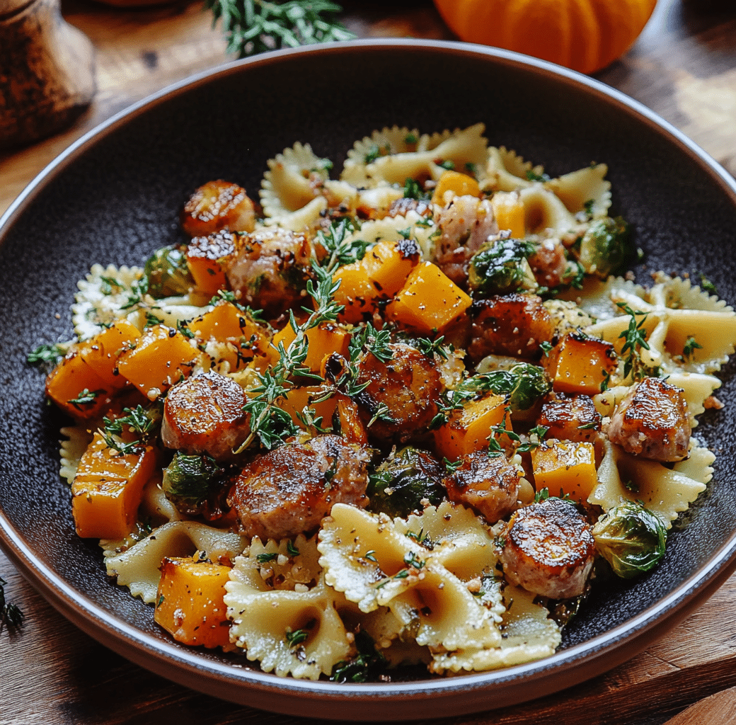 Cozy Autumn Dinner: Sausage, Pasta & Butternut Squash 5 Recipe Introduction Image