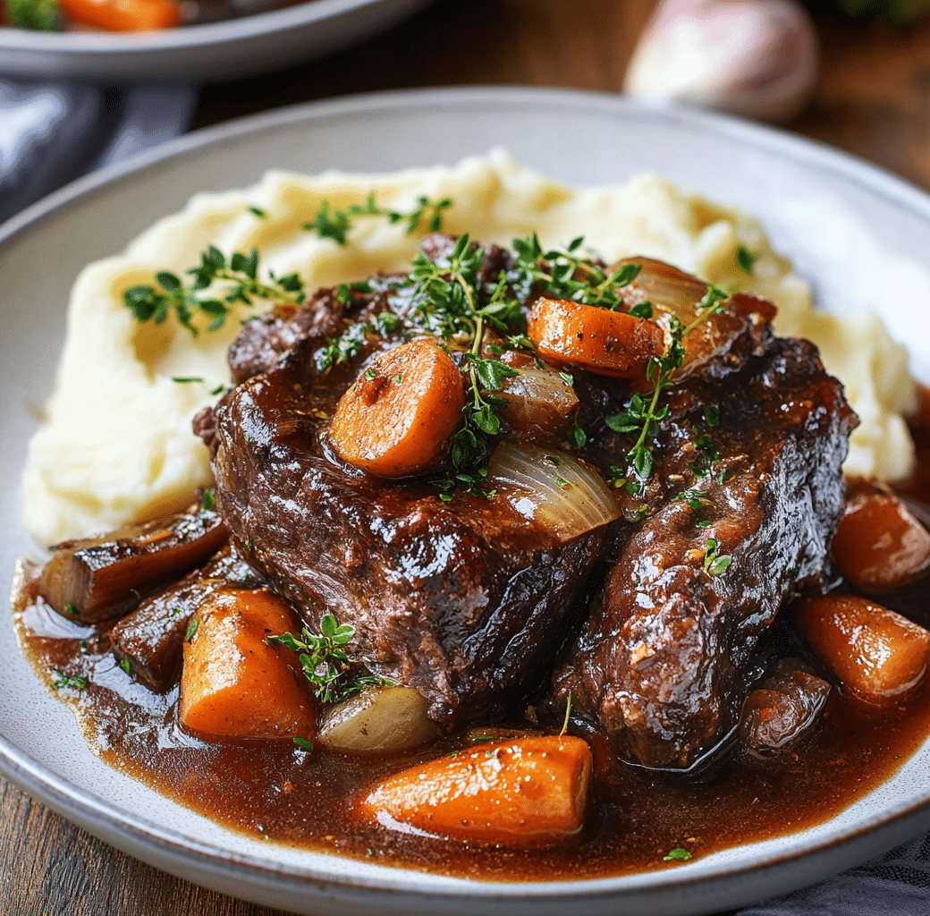 Melt-in-Your-Mouth French Style Braised Short Ribs 5 Recipe Introduction Image