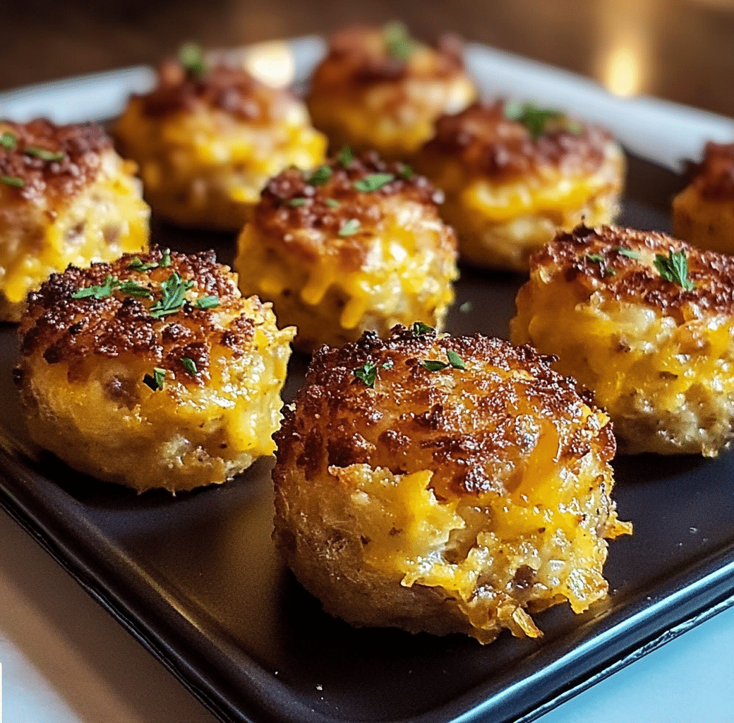 Crispy Hashbrown and Sausage Bites Recipe 5 Recipe Introduction Image