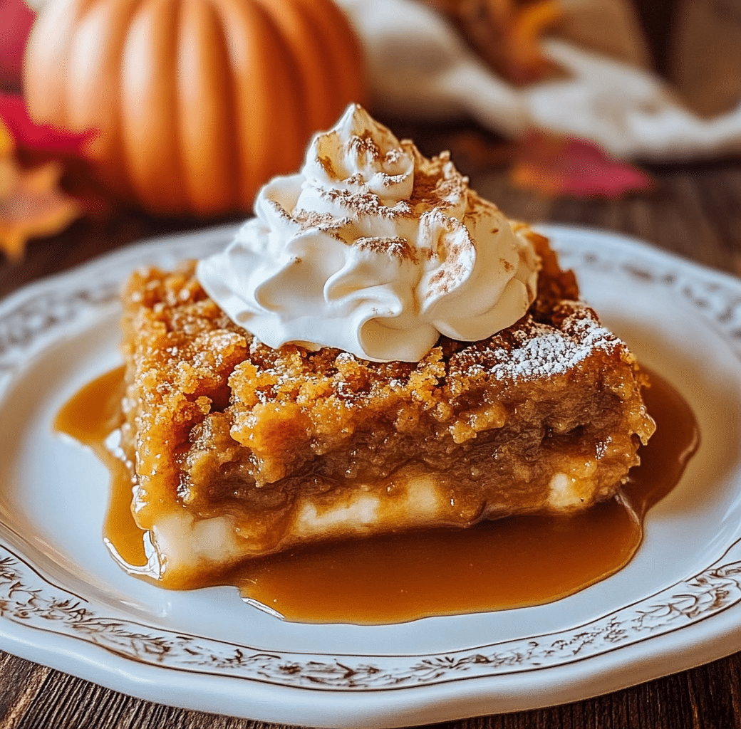 Pumpkin Dump Cake Ingredients Image
