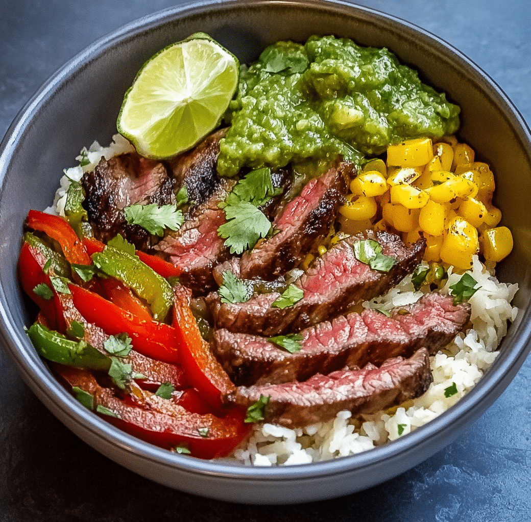High-Protein Steak Fajita Bowl: A Flavorful Feast 5 Recipe Introduction Image