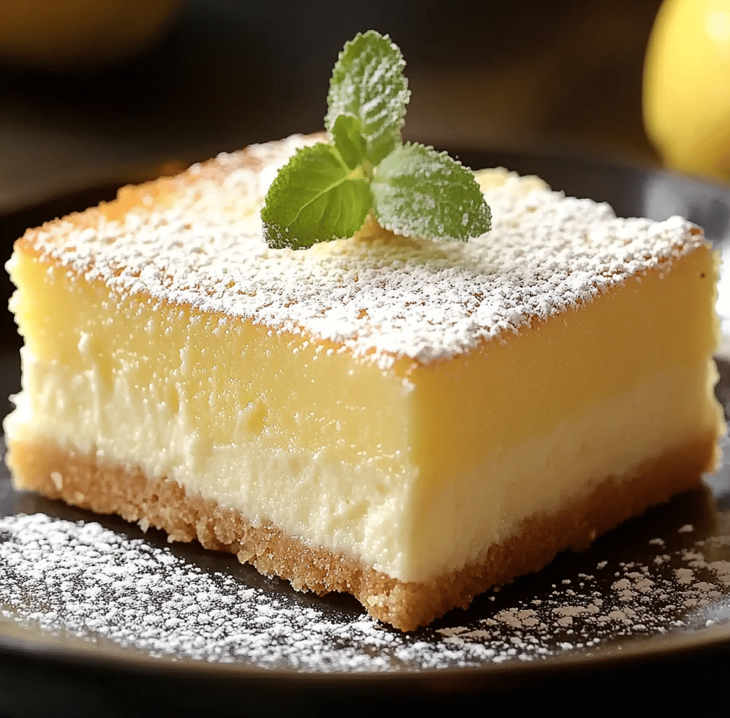 Lemon Custard Cake Preparation