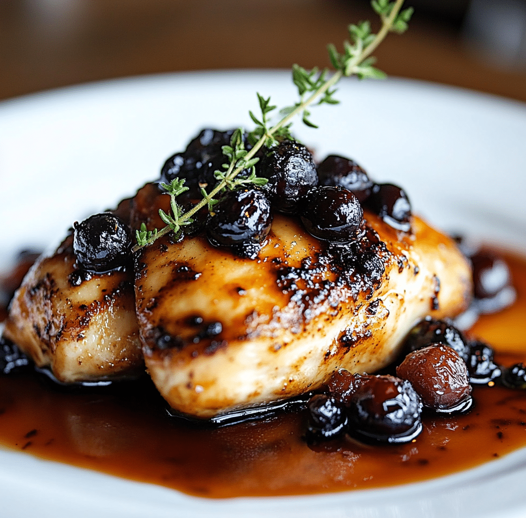 Delicious Blueberry Thyme Chicken Recipe 5 Recipe Introduction Image