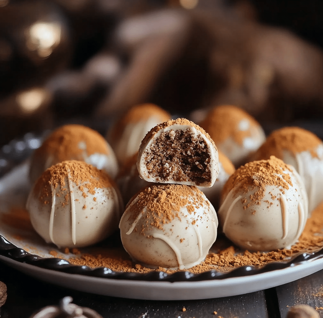 Pumpkin Spice Oreo Truffles Final Product