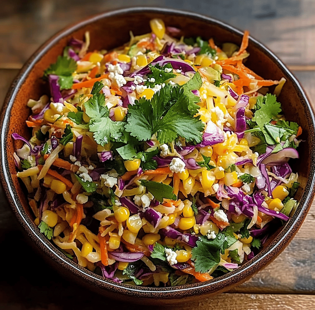 Delicious Mexican Street Corn Coleslaw Recipe 3 Cooking Process