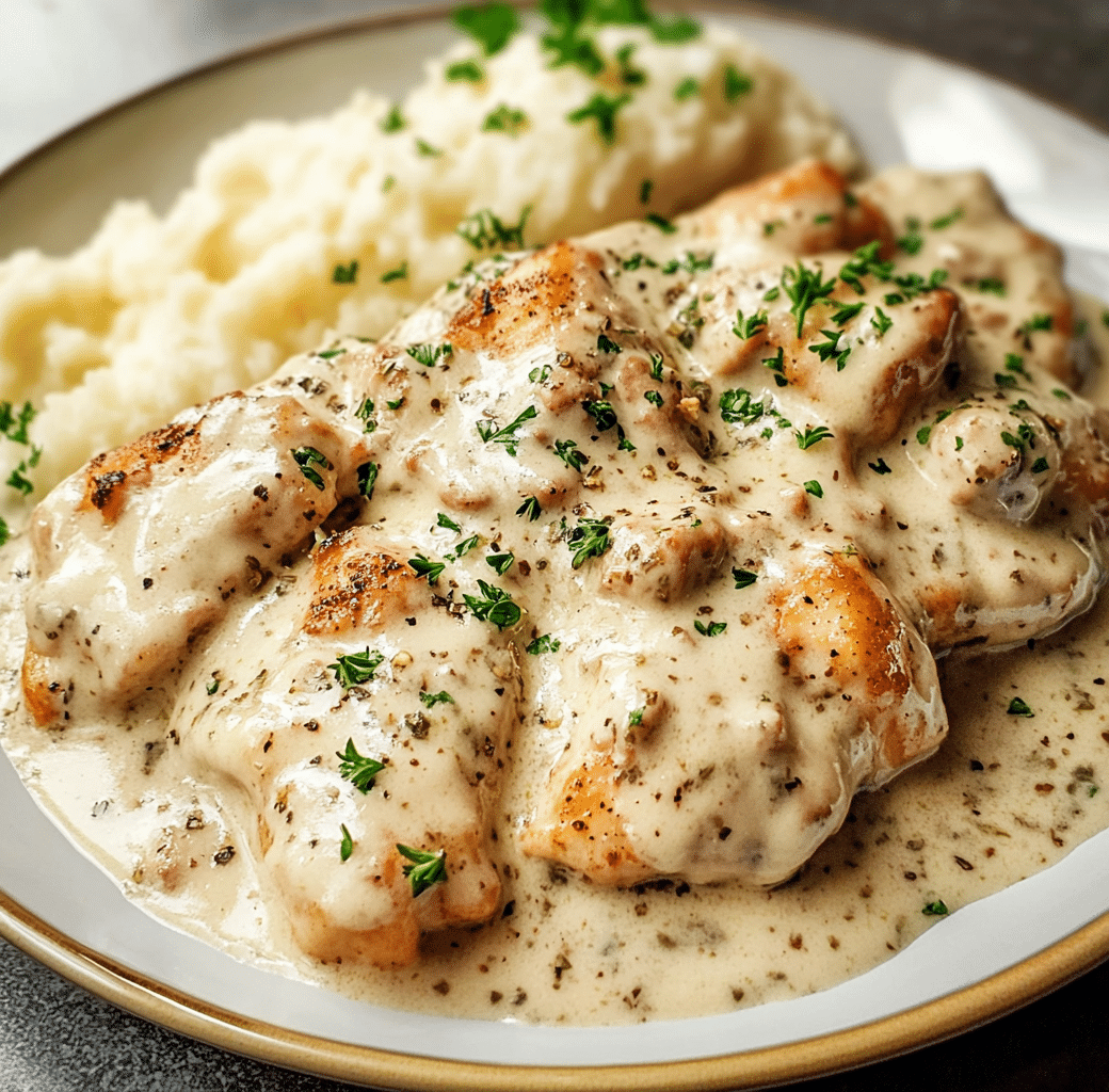 Easy Cream Cheese Chicken: Quick & Delicious Dinner 6 Cooking Process