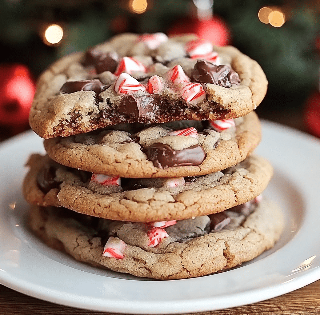 Peppermint Chocolate Chunk Cookies Recipe 6 Cooking Process