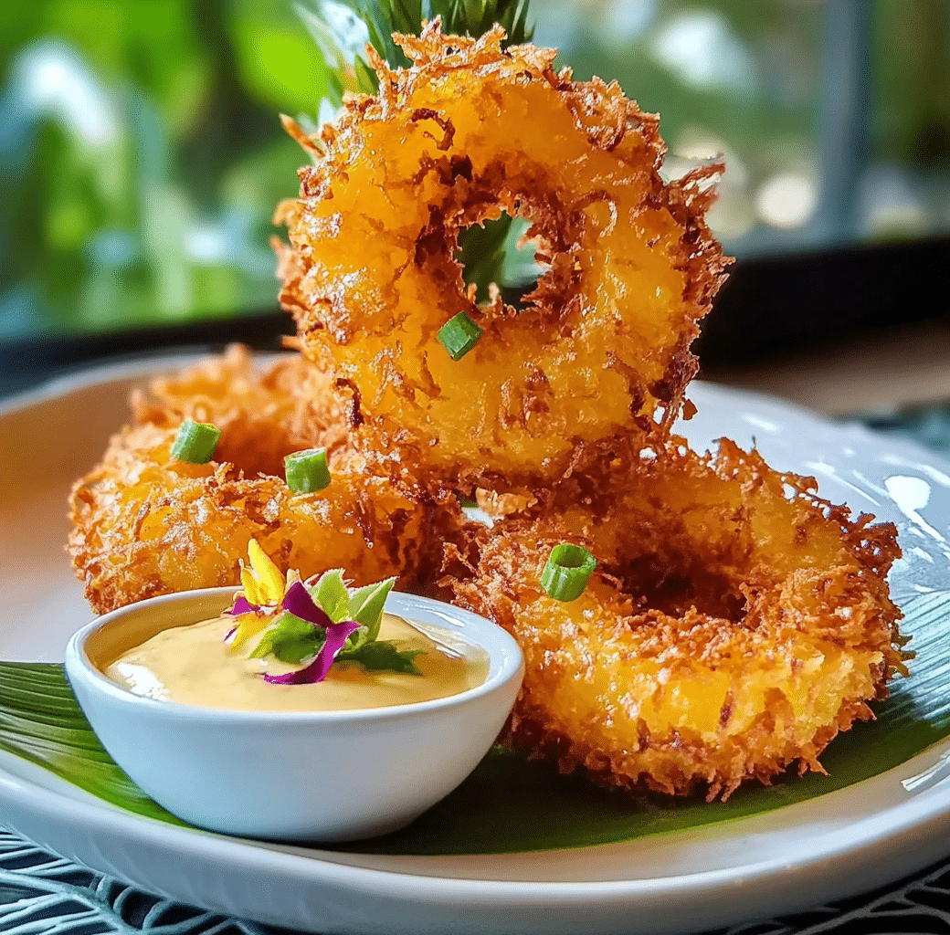 Delicious Rum-Soaked Fried Pineapple Dessert 6 Cooking Process