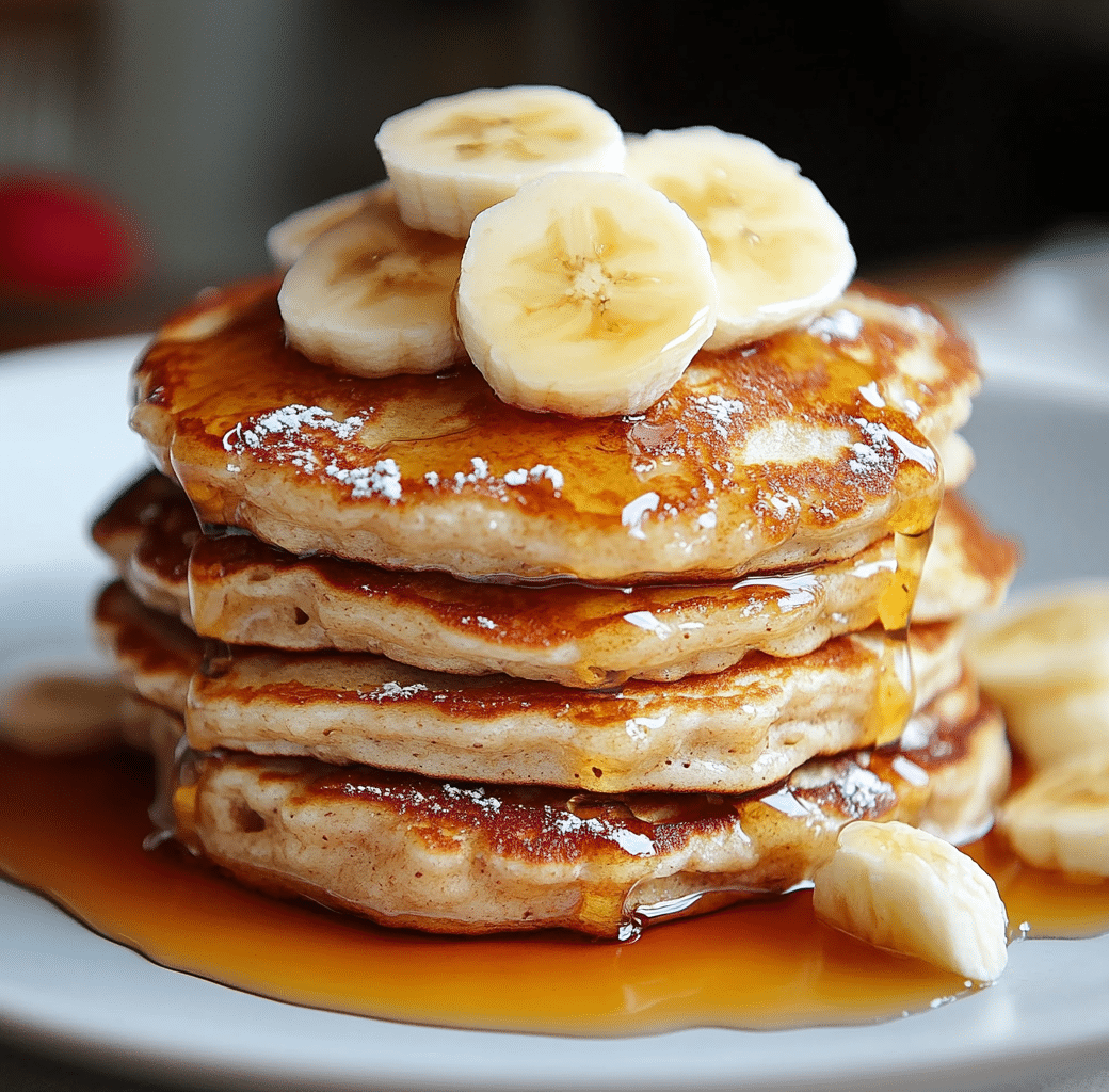 Delicious Banana Oat Pancakes for Breakfast 6 Cooking Process