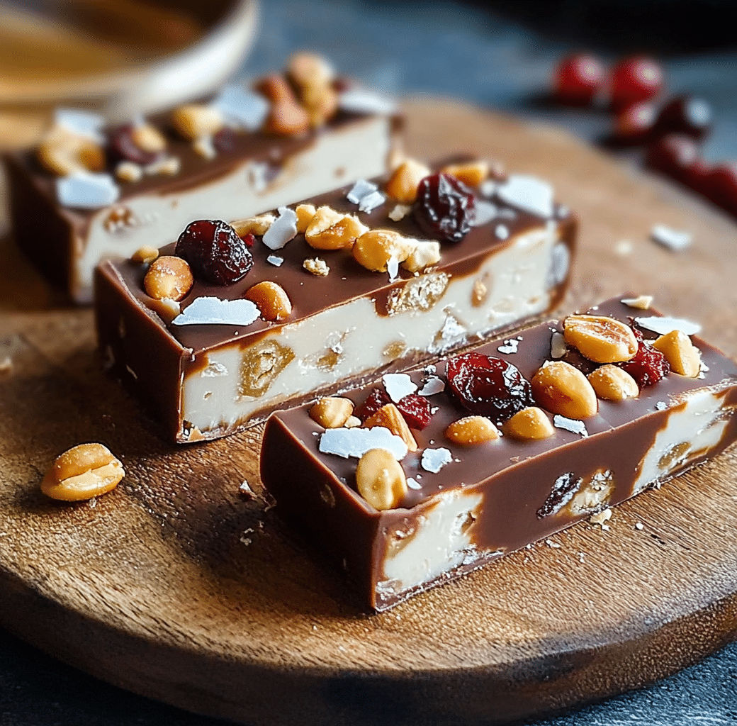 Nougat Bars Cooking Process