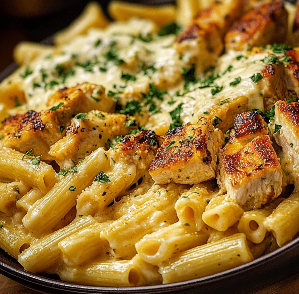 Creamy Velveeta Chicken Rigatoni: Quick & Comforting Dinner 6 Cooking Process