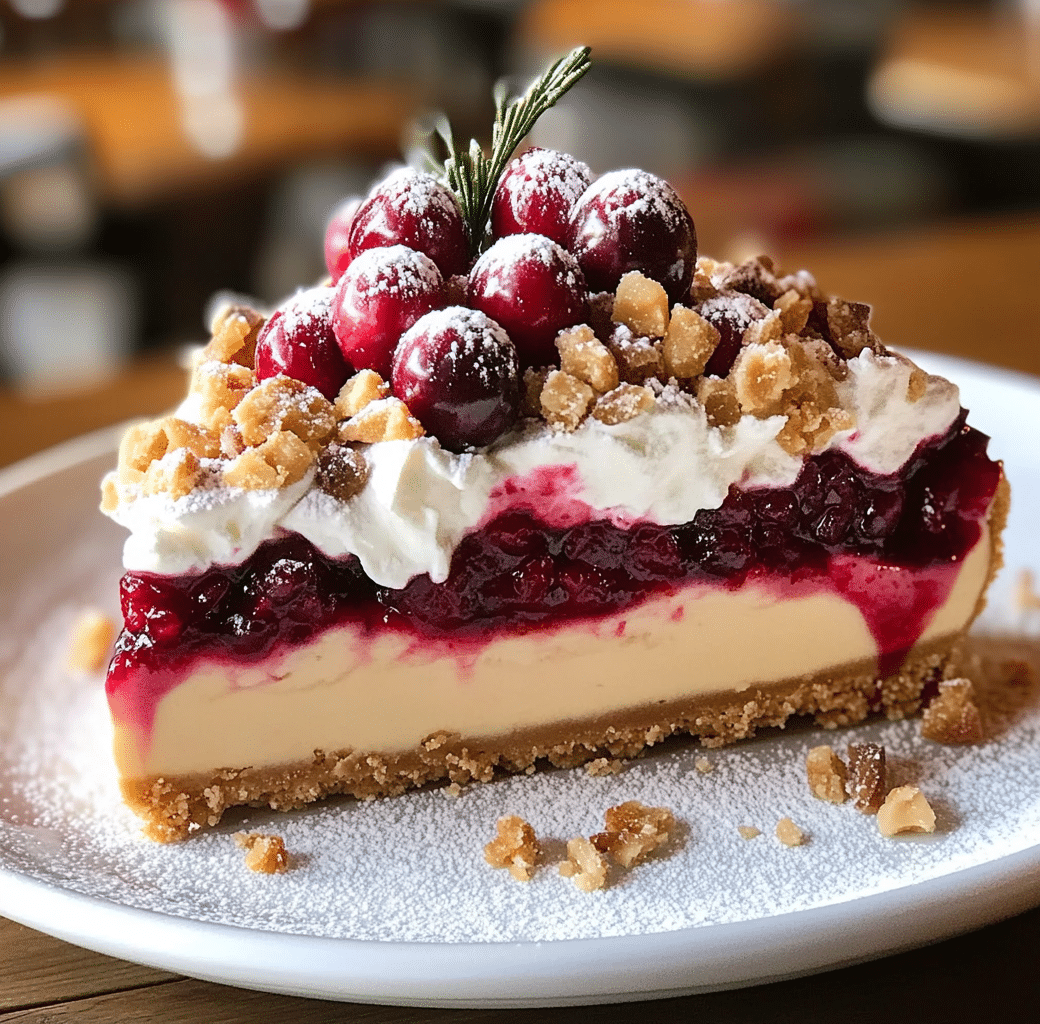 Decadent No Bake Cranberry Butterscotch Pie Recipe 6 Cooking Process