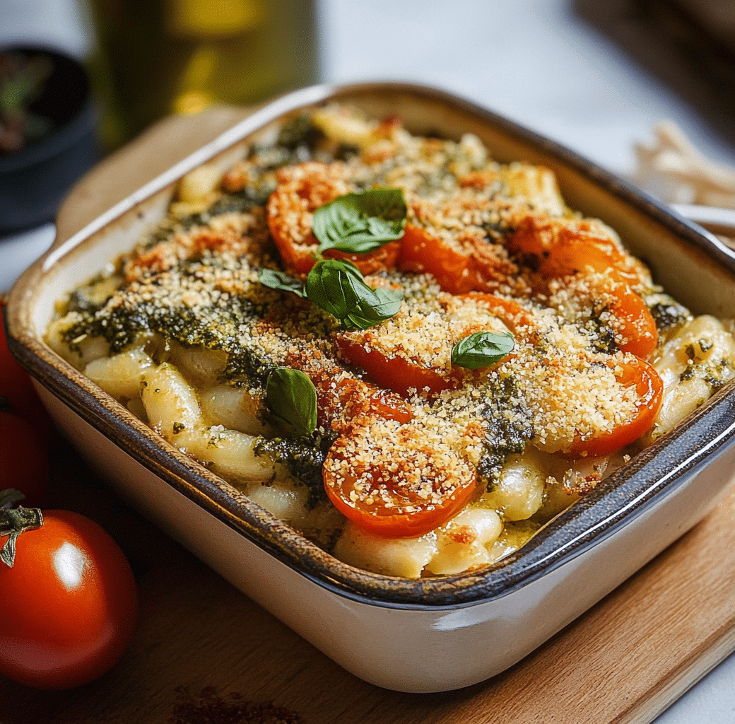 Delicious White Bean and Pesto Bake Recipe 6 Cooking Process
