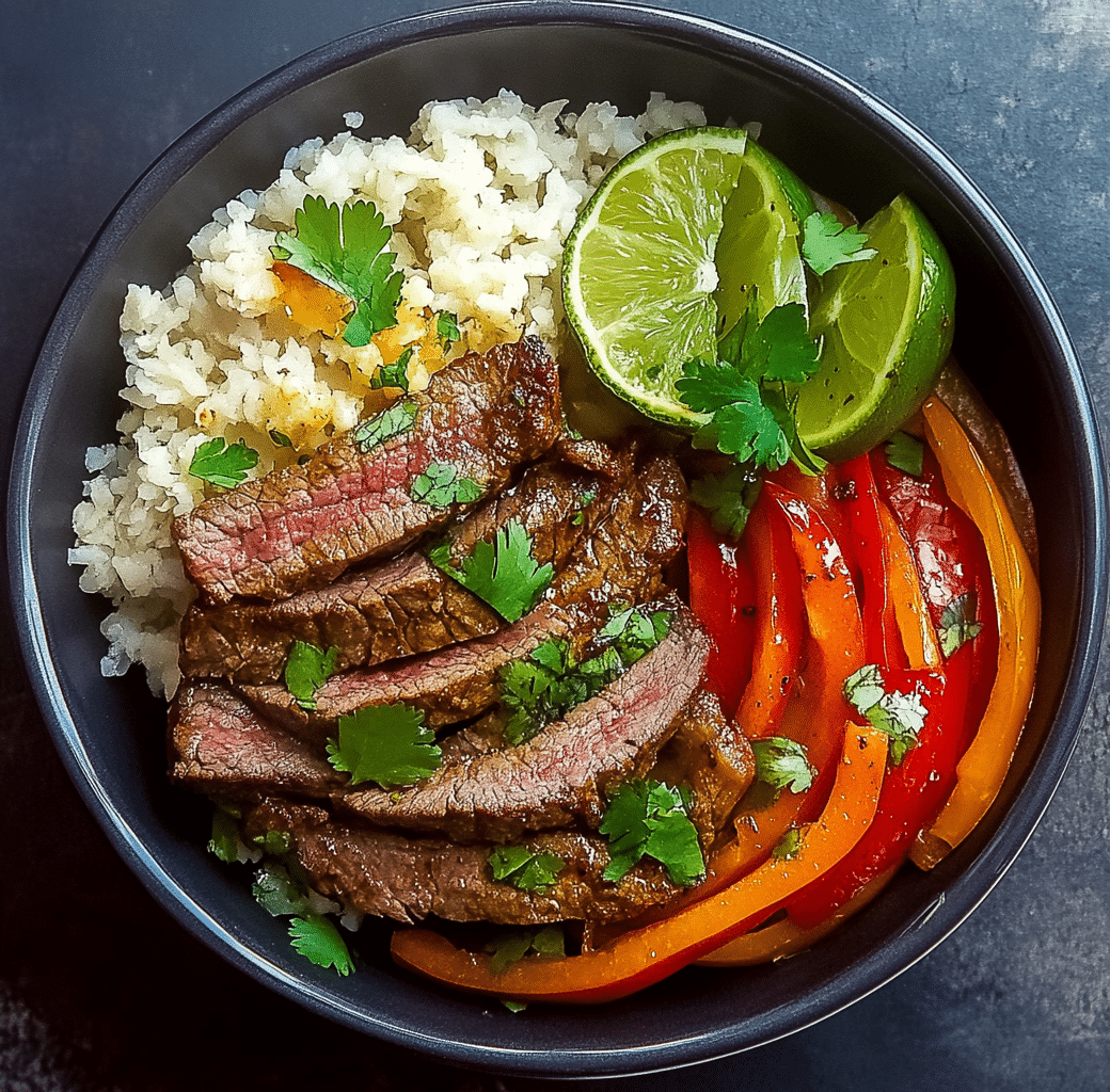 High-Protein Steak Fajita Bowl: A Flavorful Feast 6 Cooking Process