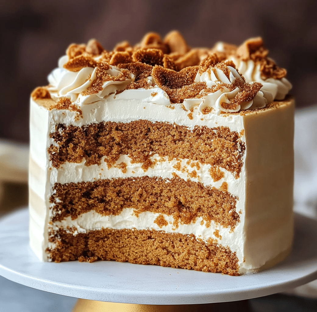 Delicious Biscoff Cake: A Simple Dessert Delight 6 Cooking Process