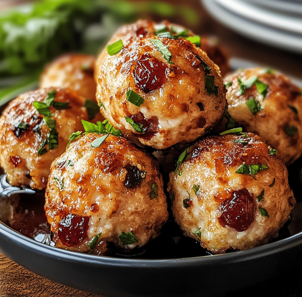 Cooking Cranberry Turkey Cottage Cheese Balls