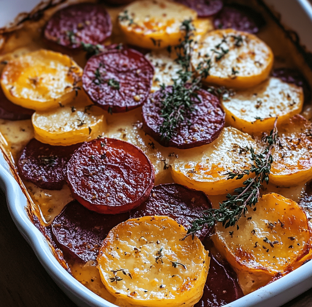 Root Vegetable Gratin Preperation Image