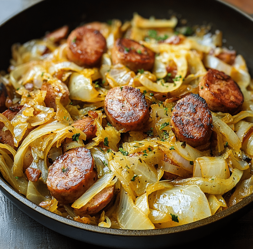 Easy Cabbage and Kielbasa Skillet: Comfort in 30 Minutes 6 Cooking Process