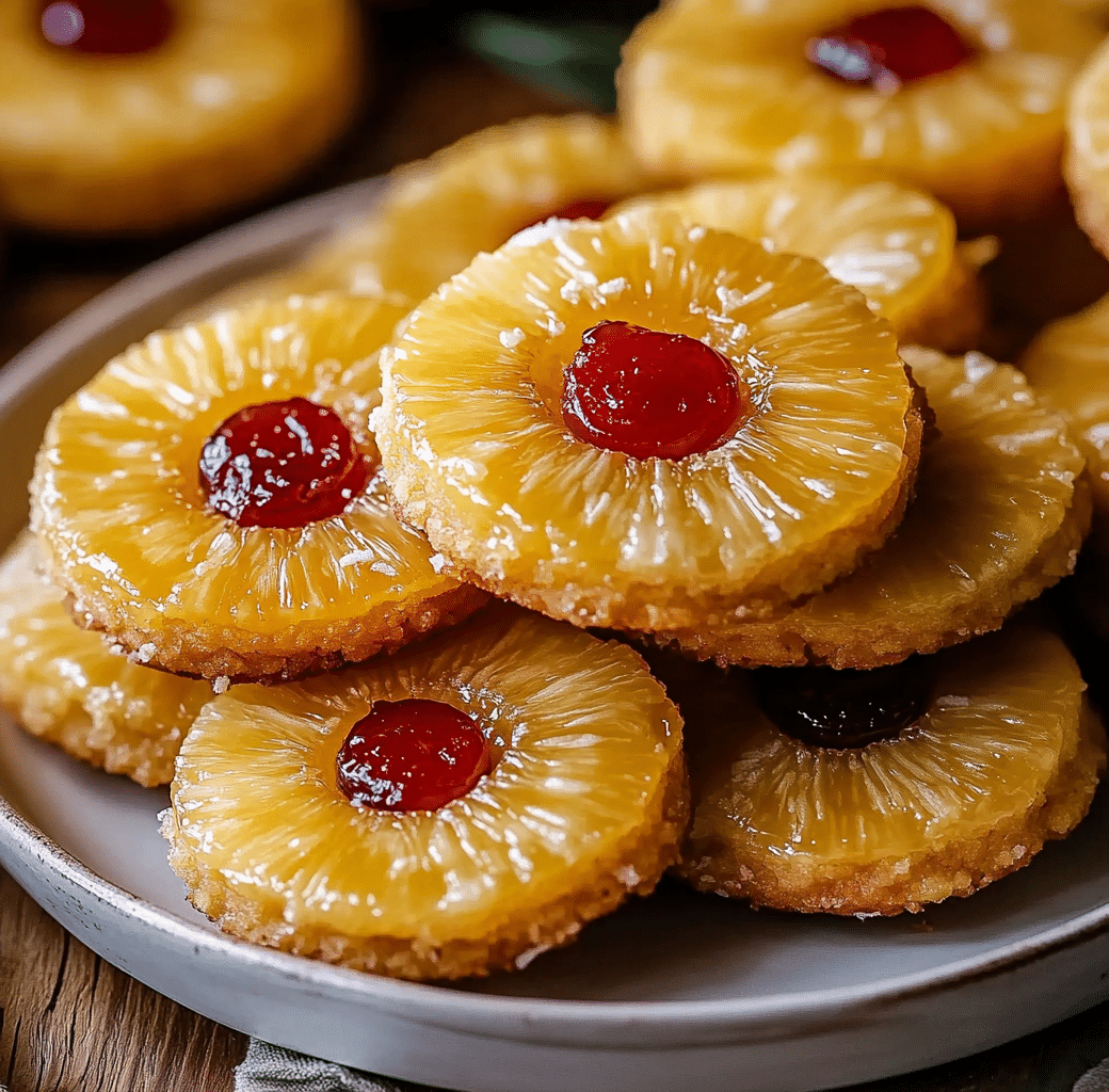Pineapple Cookies Cooking Process