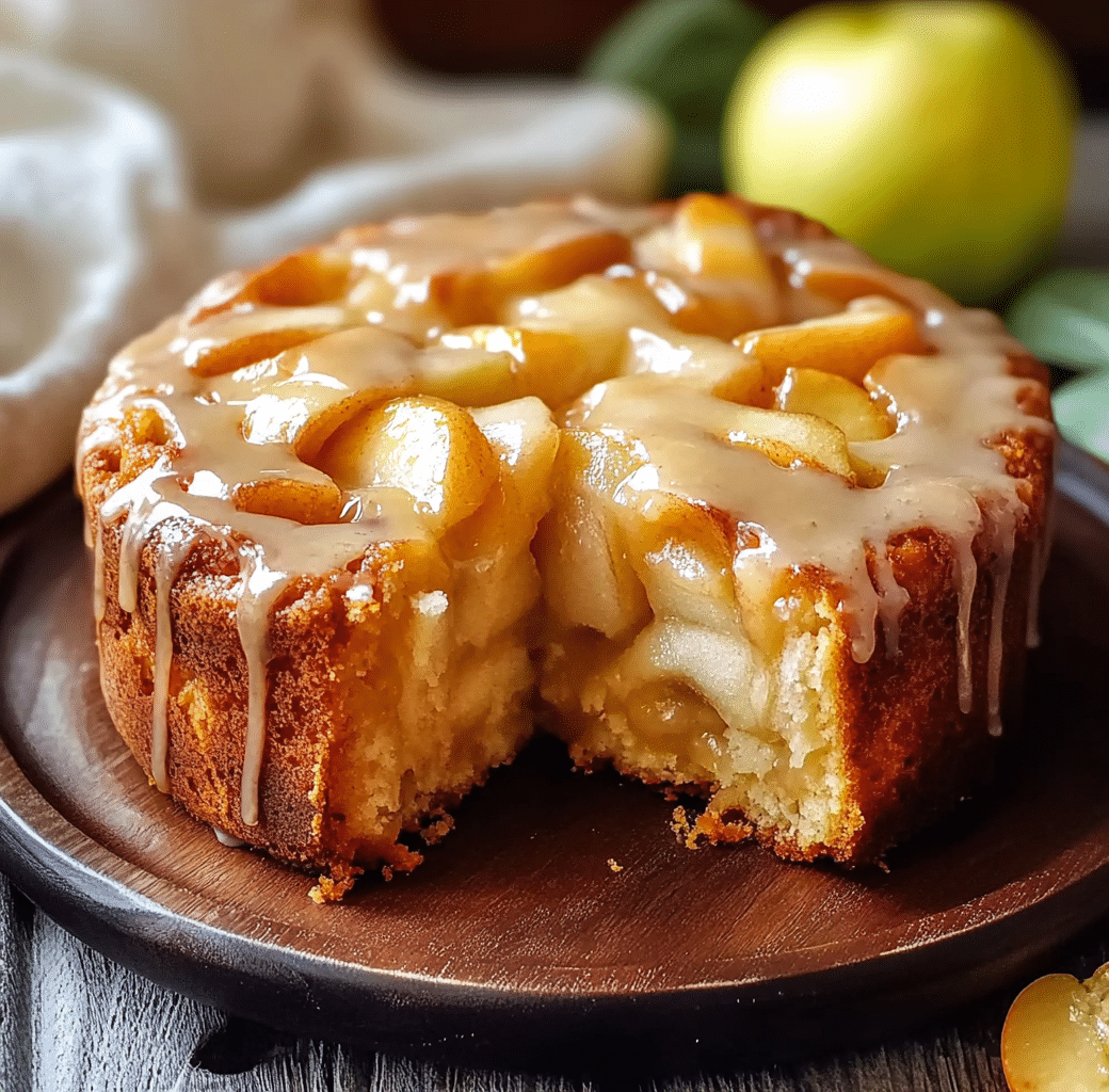 Cooking Process of Country Apple Fritter Cake