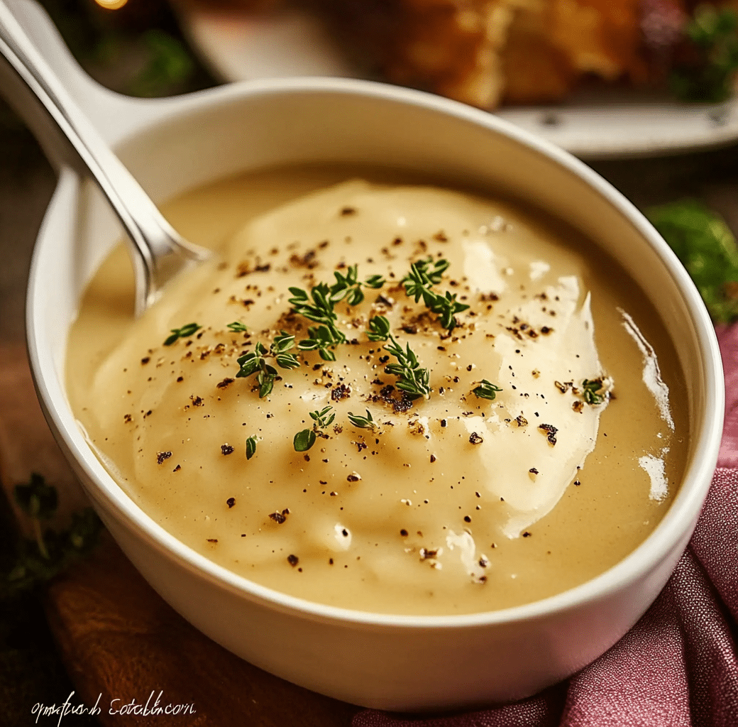 Turkey Gravy Preparation