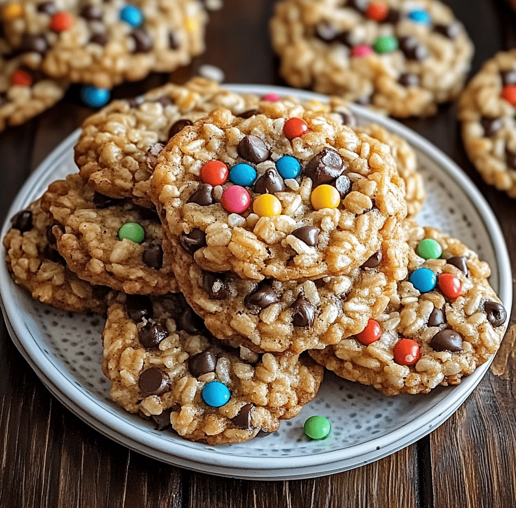 Crispy Rice Chocolate Chips Cookies Preparation