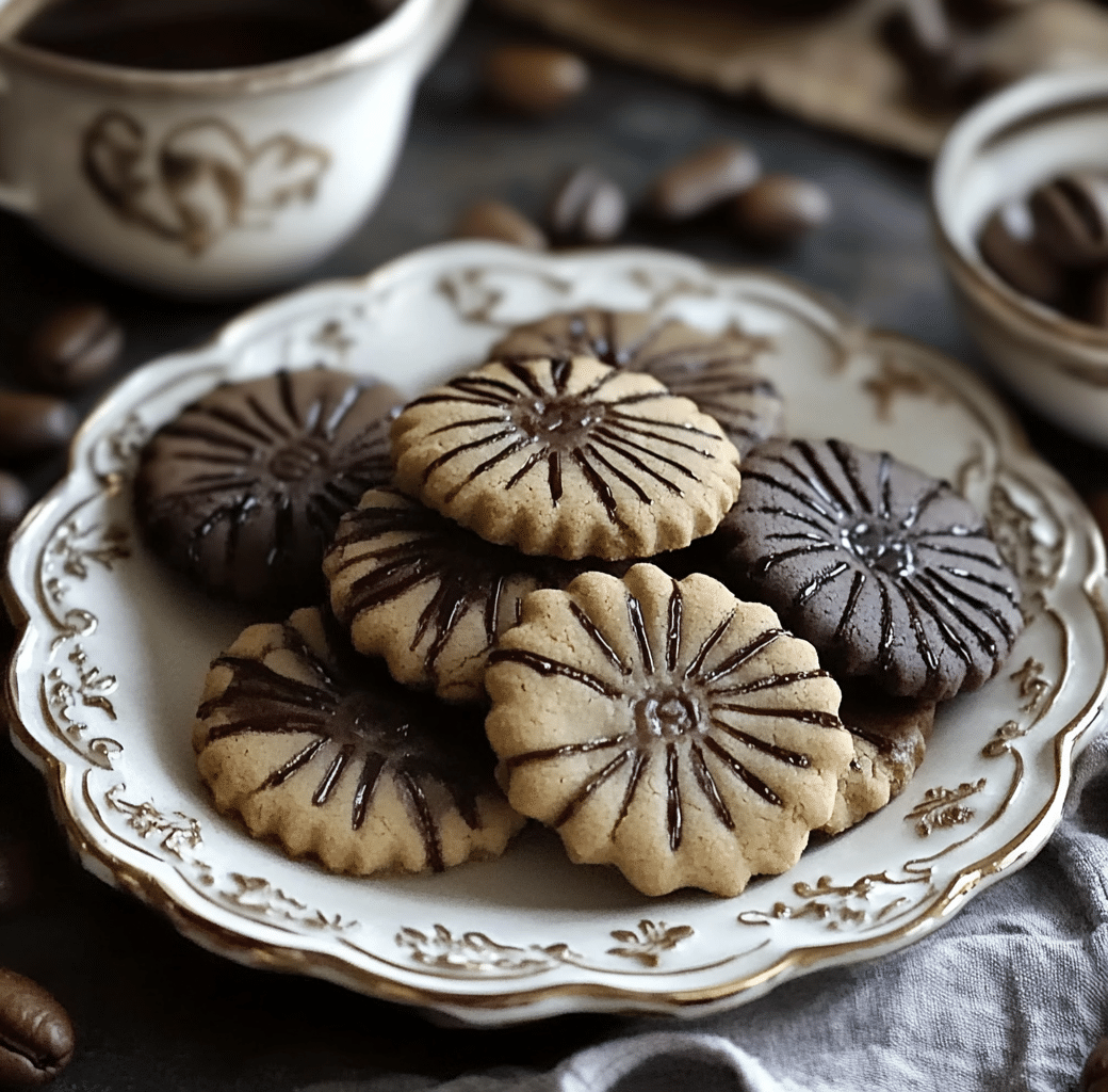 Espresso Shortbread Cookies
