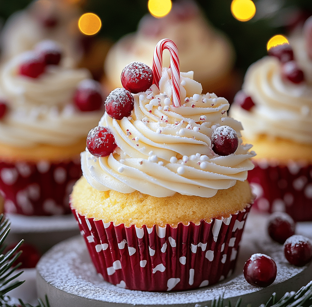 Snow-Kissed Cranberry Orange Cupcakes Delight 4 Recipe Introduction Image