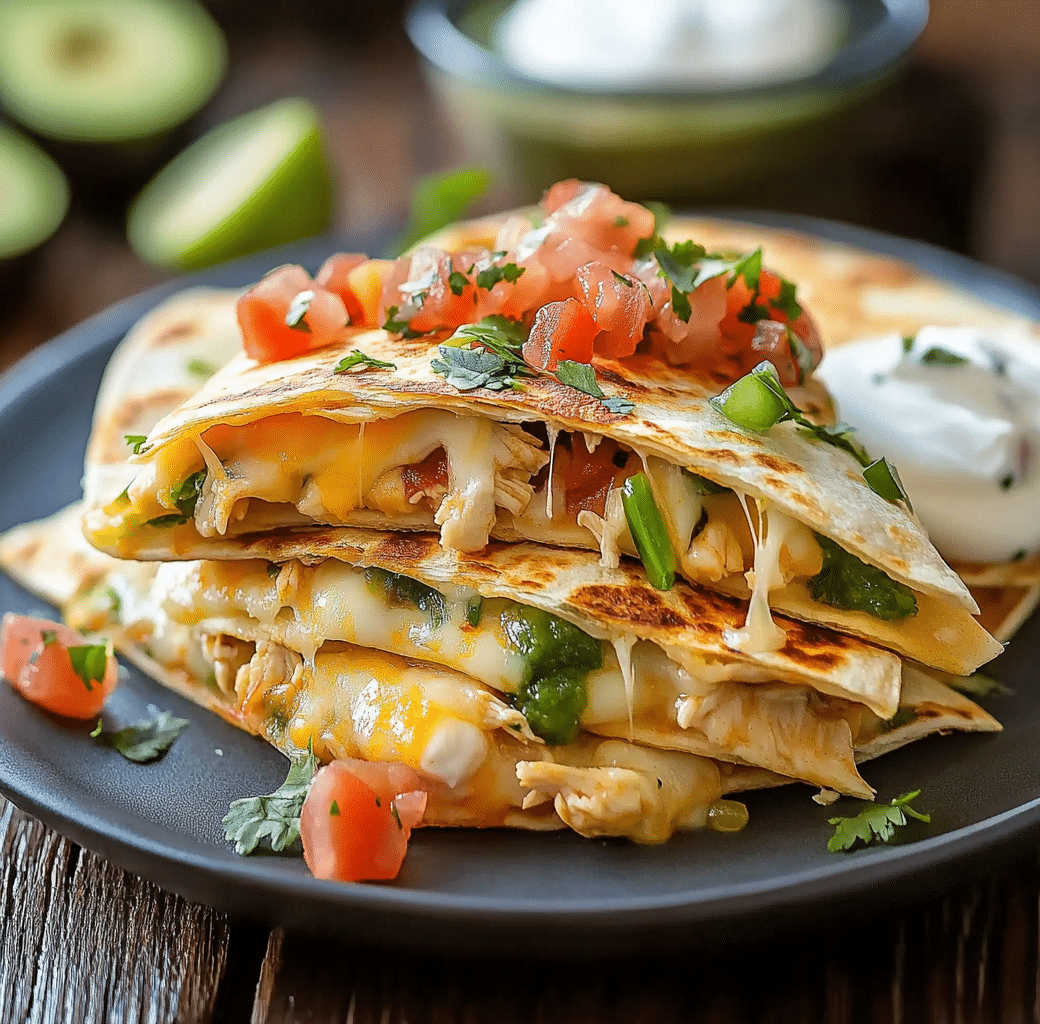 Crockpot Queso Chicken Quesadillas: Easy & Delicious 5 Recipe Introduction Image