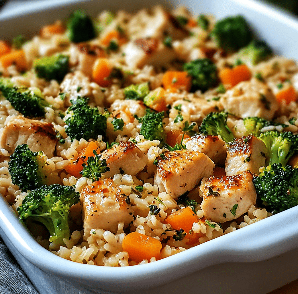 Cooking Process of Chicken and Rice Casserole