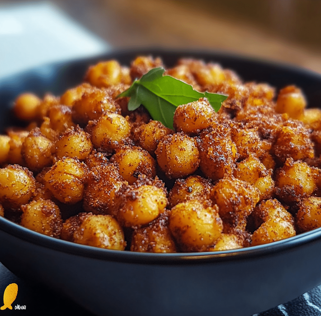 Delicious Sweet Cinnamon Sugar Roasted Chickpeas 5 Recipe Introduction Image