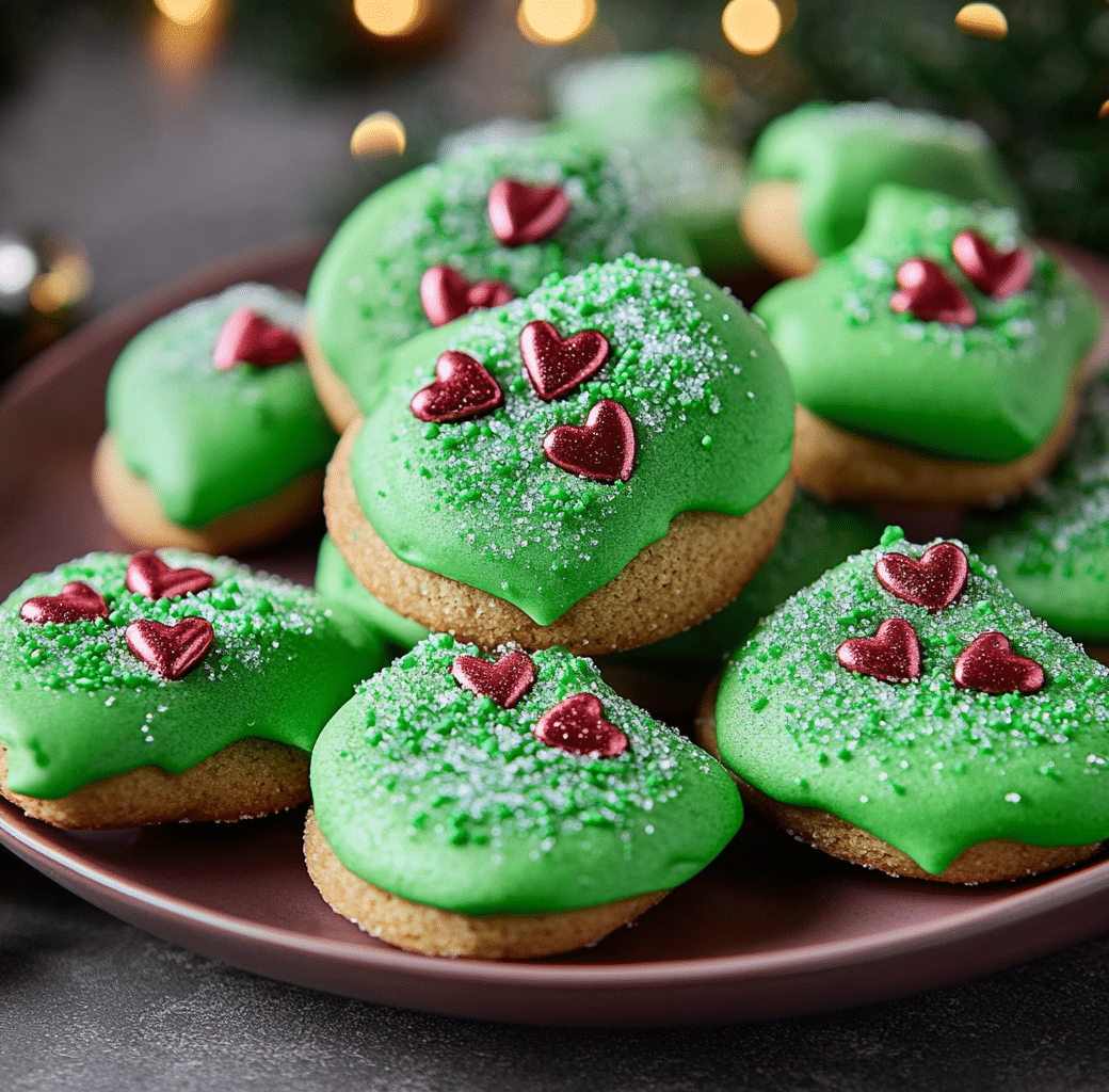 Grinch Cookies Preparation Image