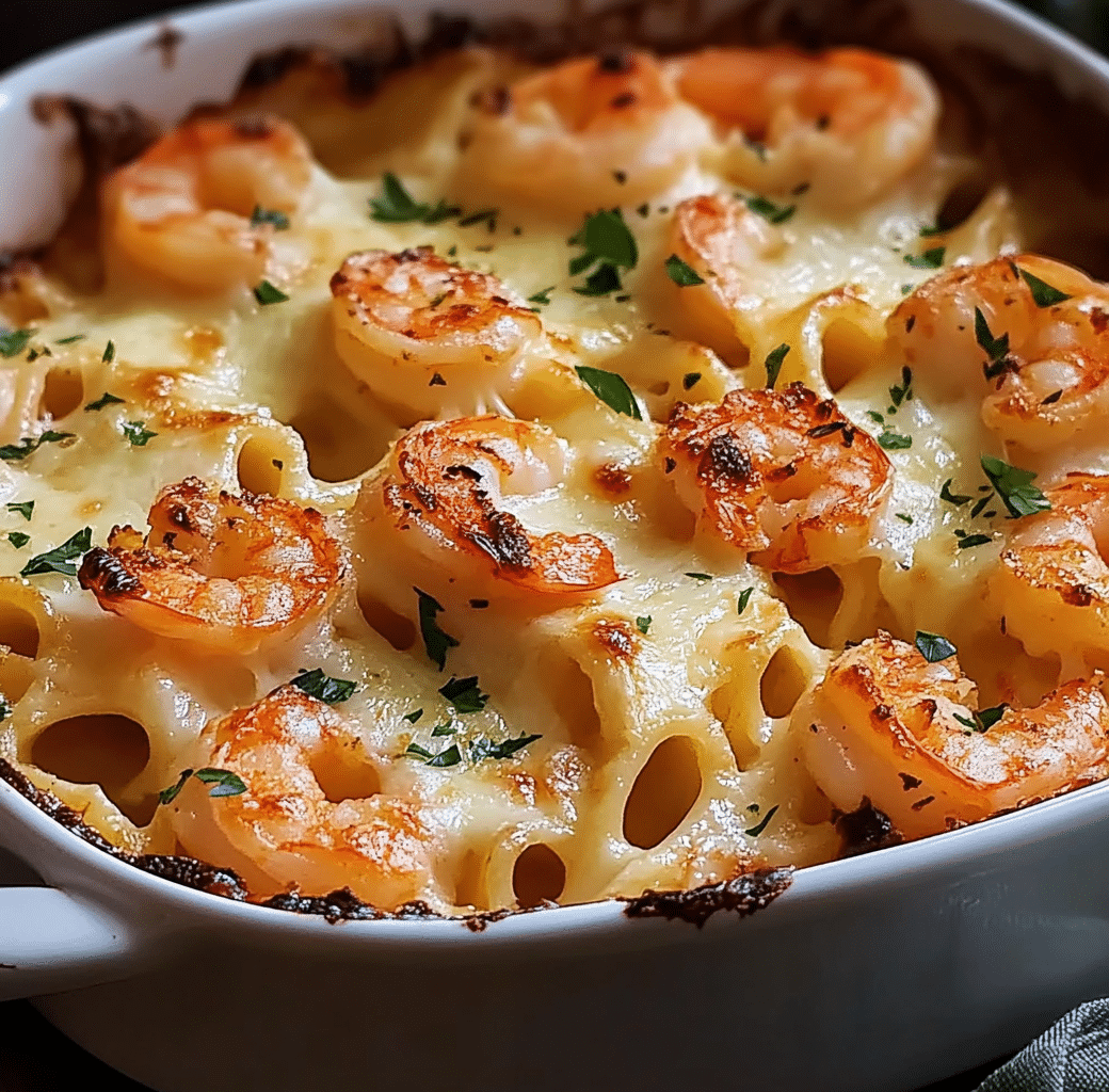 Shrimp Scampi Pasta Bake Ingredients