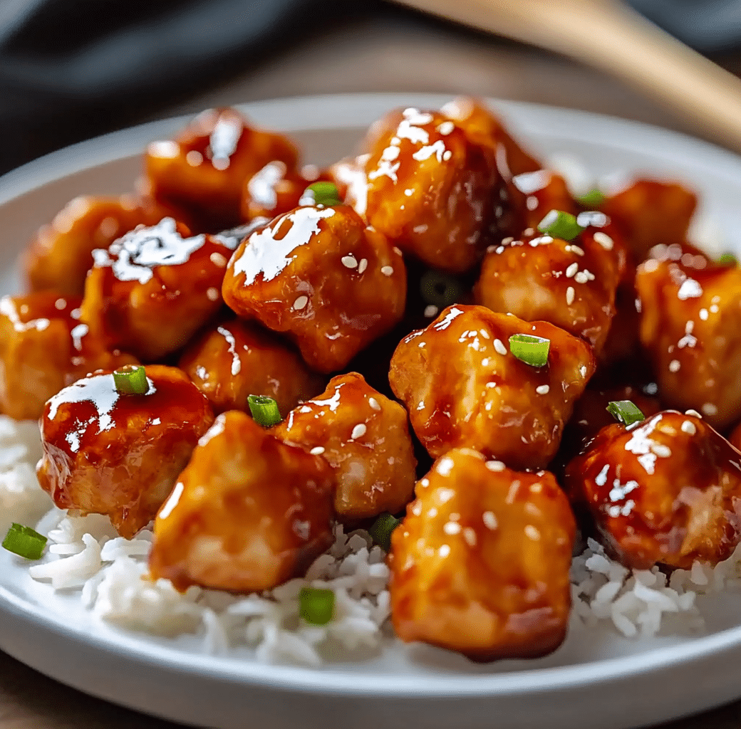 Baked Sweet Chili Chicken Bites Preparation