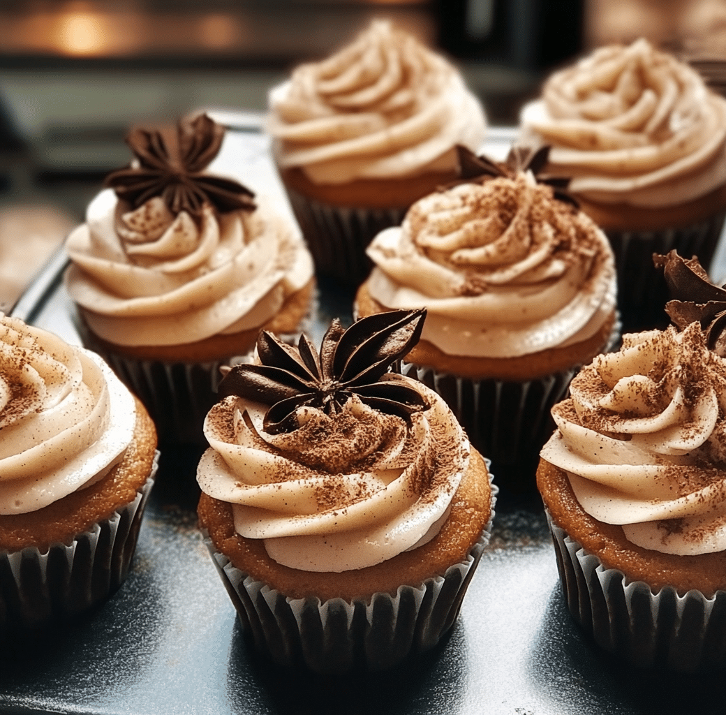 Latte Cupcakes Preparation Image