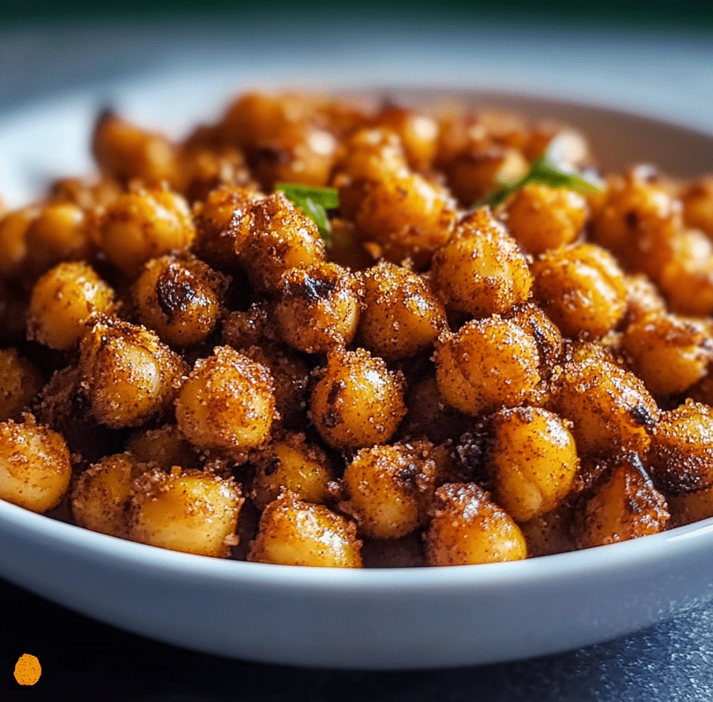 Delicious Sweet Cinnamon Sugar Roasted Chickpeas 6 Cooking Process