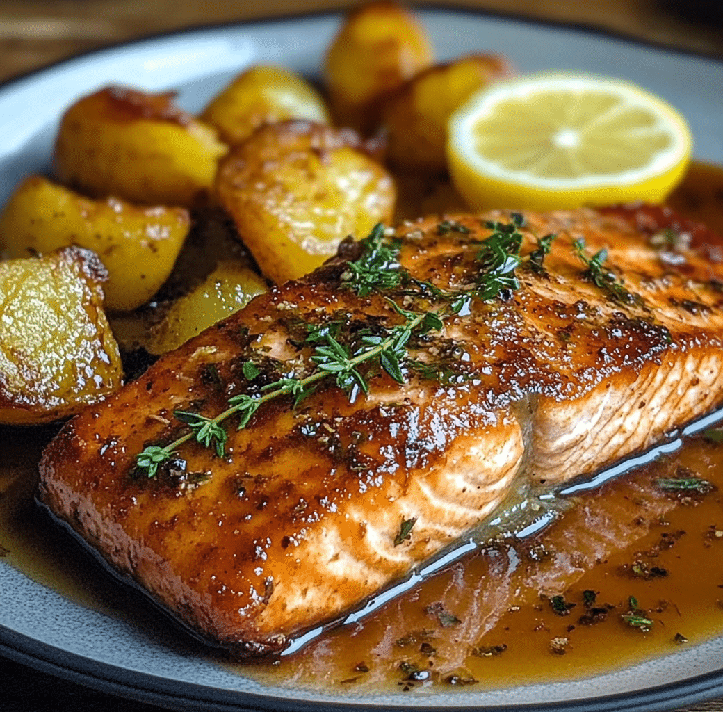 Delicious Salmon with Brown Sugar Glaze Recipe 6 Cooking Process