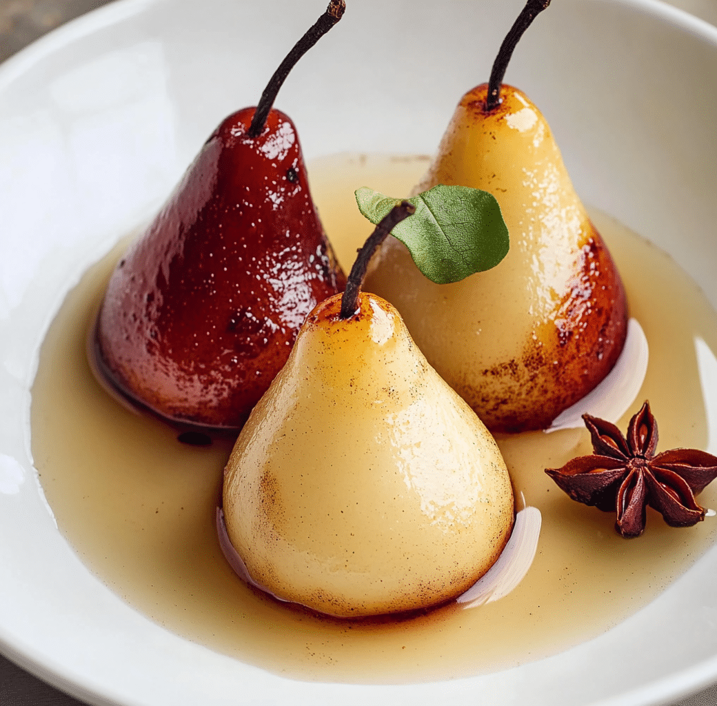 Elegant Poached Pears: A Sophisticated Dessert 6 Cooking Process